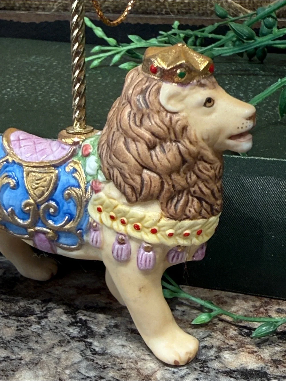 Lenox Lion Carousel Ornament